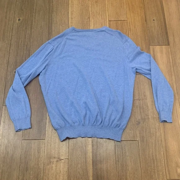 Ralph Lauren Mens V neck Sweater Light Blue Size XL - Picture 5 of 7